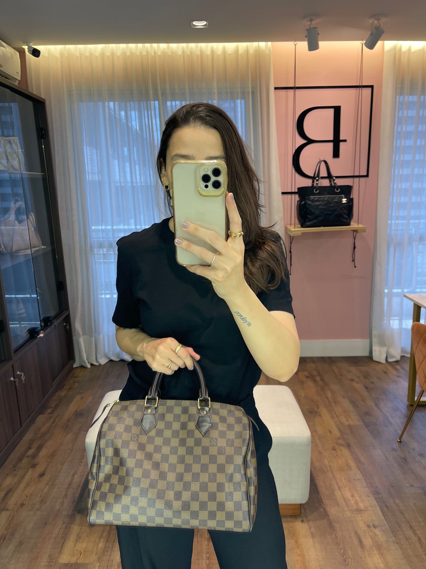 Louis Vuitton Speedy 30 Damier Ebene