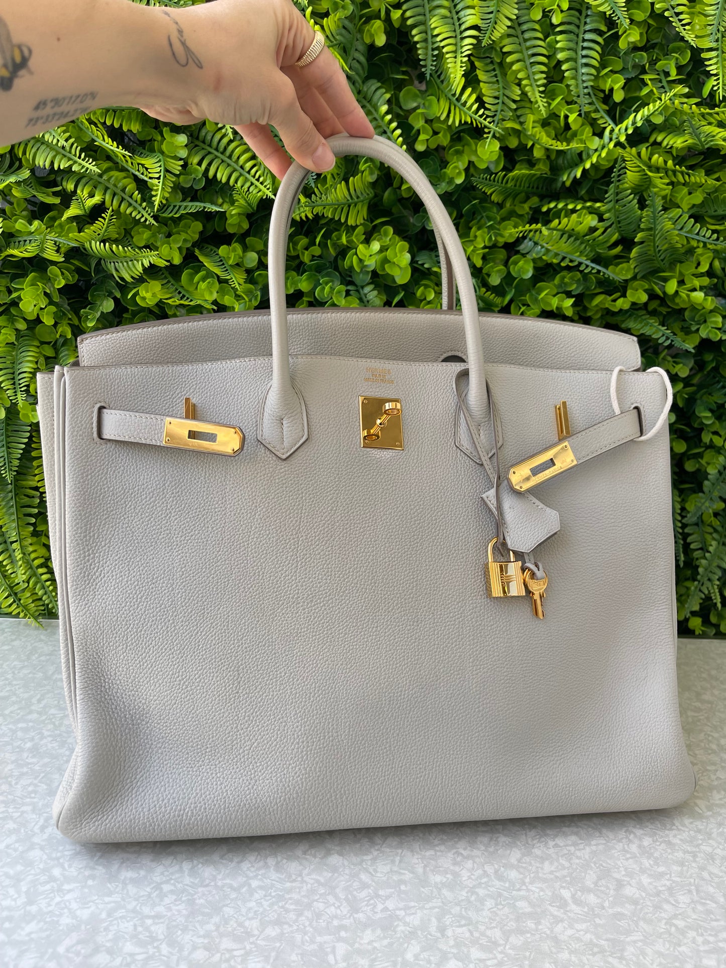 Hermes Birkin 40 Togo Gris