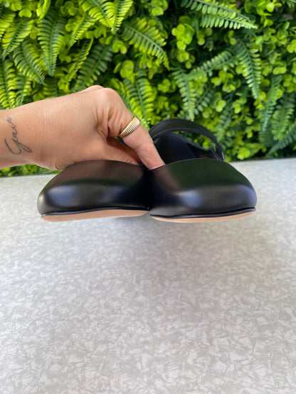 Sapato Christian Dior Mary Jane em Couro Preto