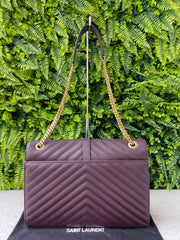 Saint Laurent Envelope Leather Bag