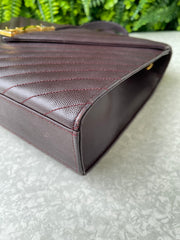 Saint Laurent Envelope Leather Bag