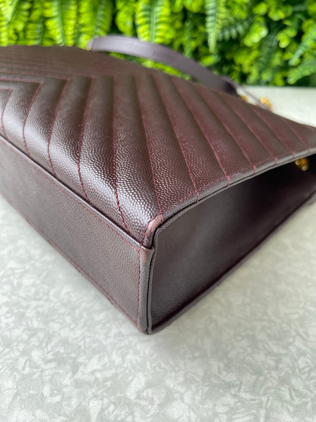 Saint Laurent Envelope Leather Bag