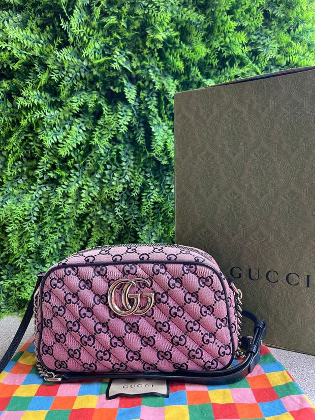 Gucci Marmong GG Supreme Rosa