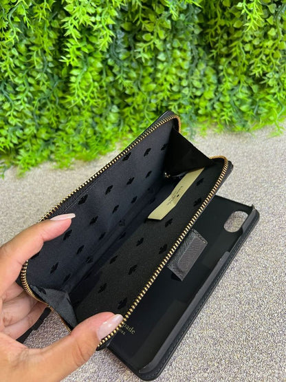Carteira Kate Spade Saffiano Preta