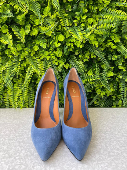 Scarpin Fendi Azul
