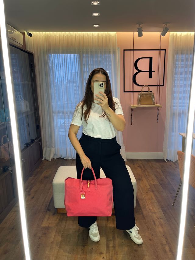 Roberto Cavalli Tote Rosa