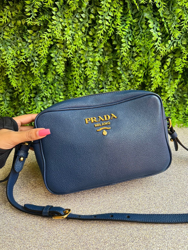 Prada Câmera Bag Azul Marinho