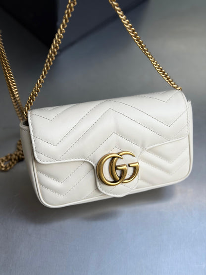 Gucci GG Mini Marmont Off White