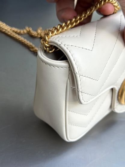 Gucci GG Mini Marmont Off White
