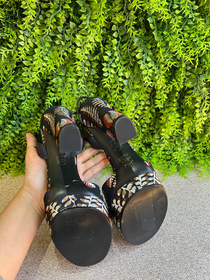 Sandália Tory Burch Estampa Folhas
