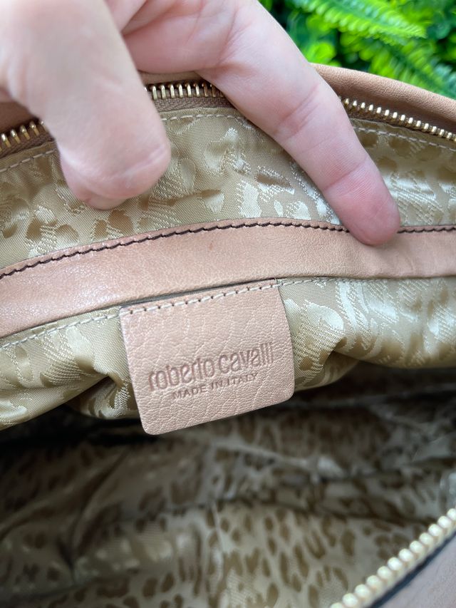 Roberto Cavalli Leather Logo