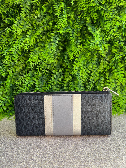 Carteira Michael Kors Monograma Azul