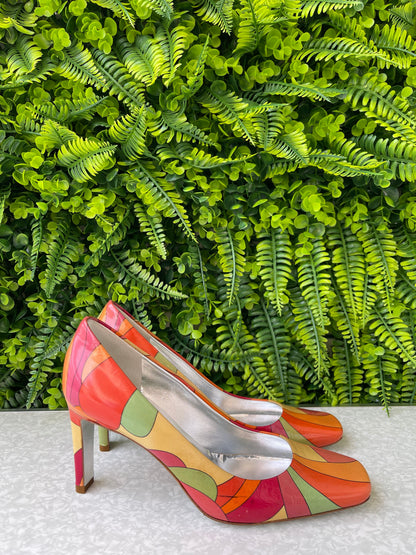 Scarpin Printed Emilio Pucci Laranja