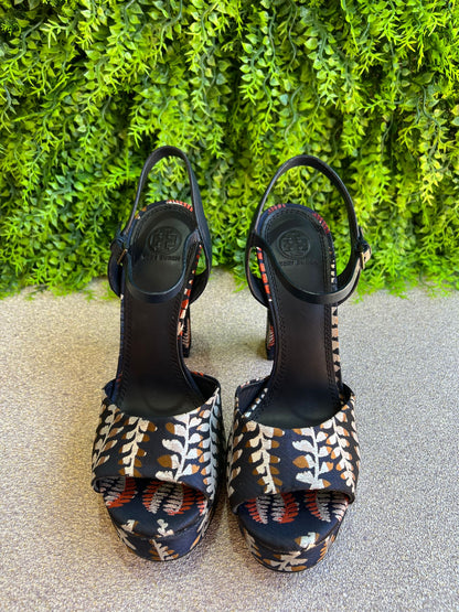 Sandália Tory Burch Estampa Folhas