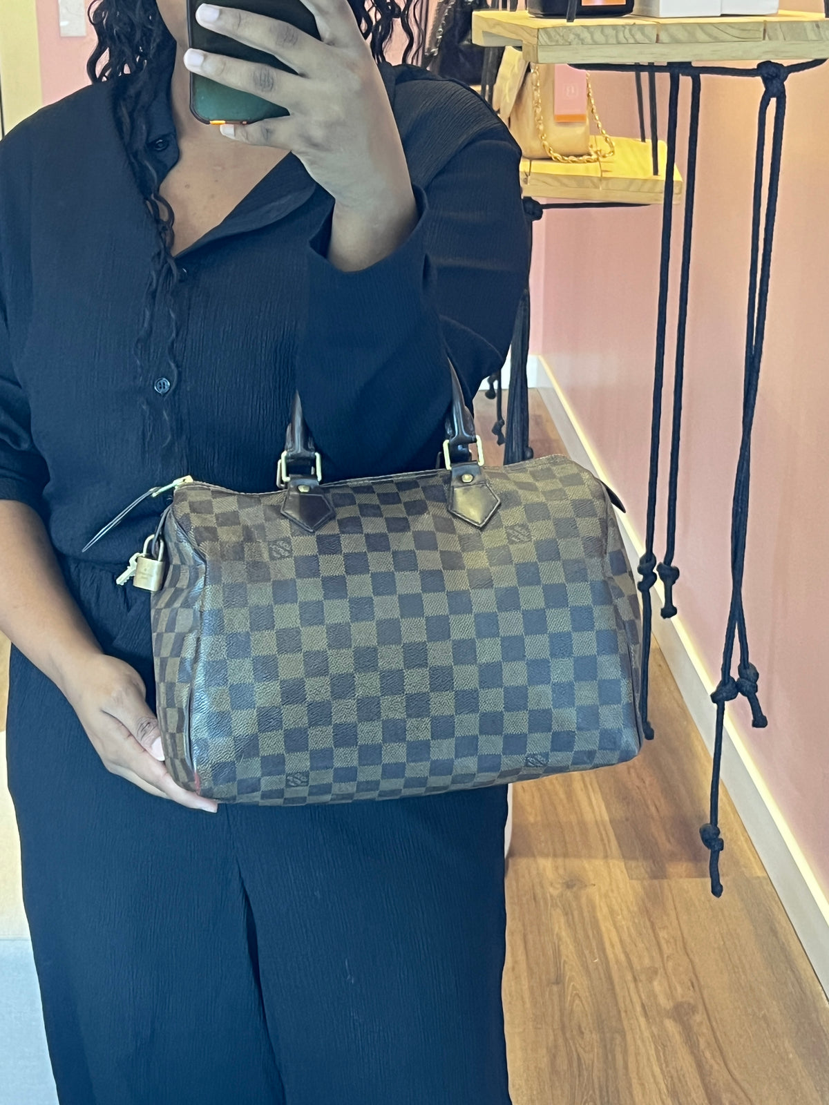 Louis Vuitton Speedy 30  Damier Ebene