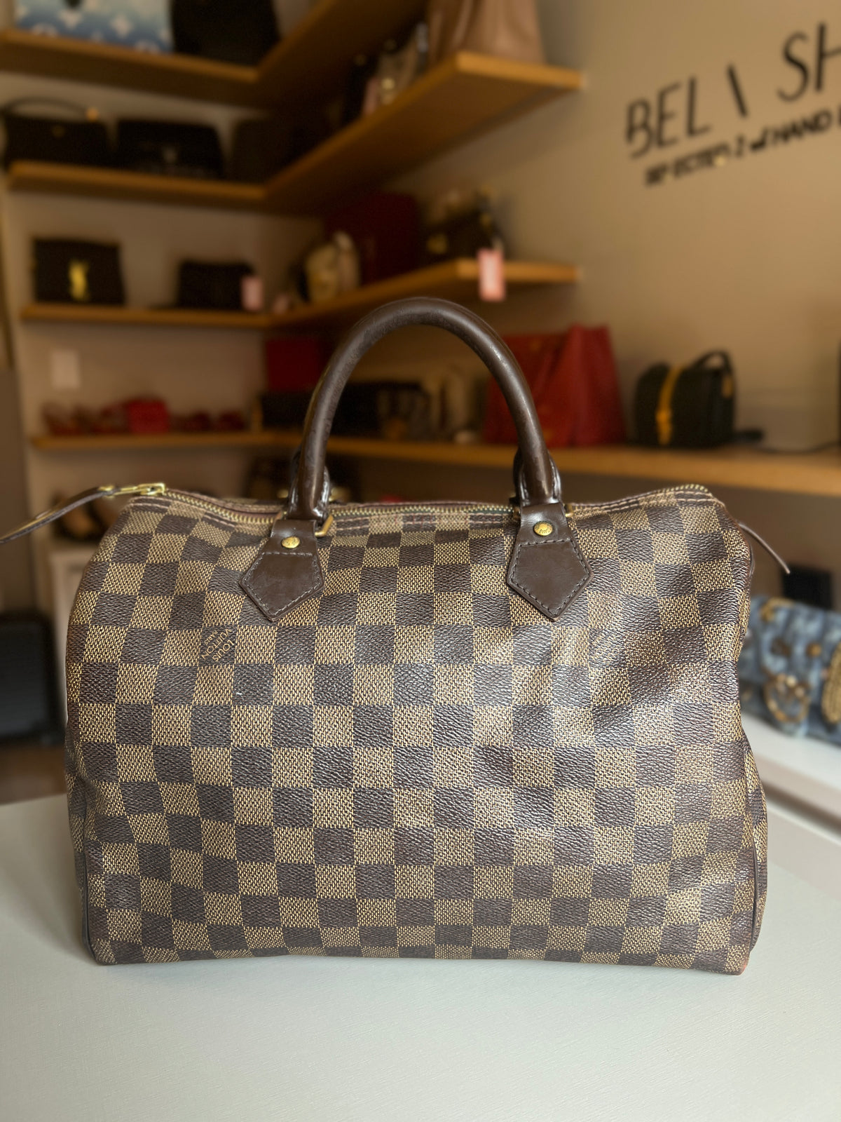 Louis Vuitton Speedy 30  Damier Ebene