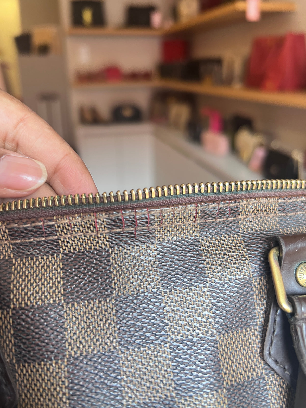 Louis Vuitton Speedy 30  Damier Ebene