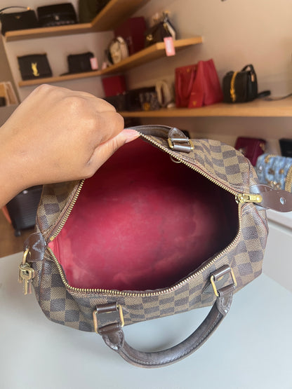 Louis Vuitton Speedy 30  Damier Ebene