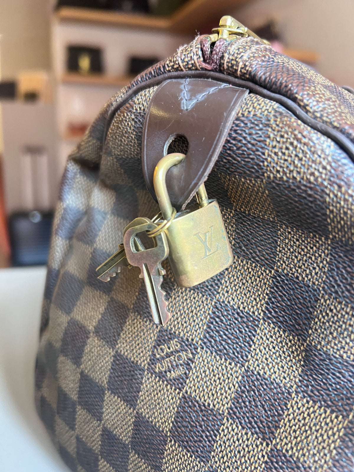 Louis Vuitton Speedy 30  Damier Ebene
