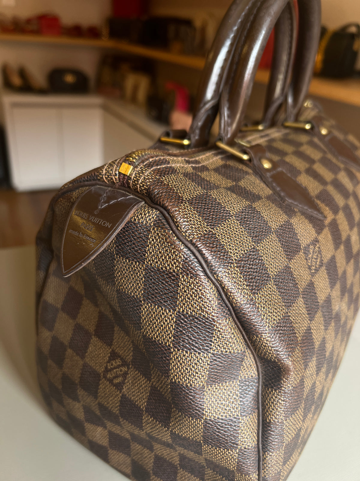 Louis Vuitton Speedy 30  Damier Ebene