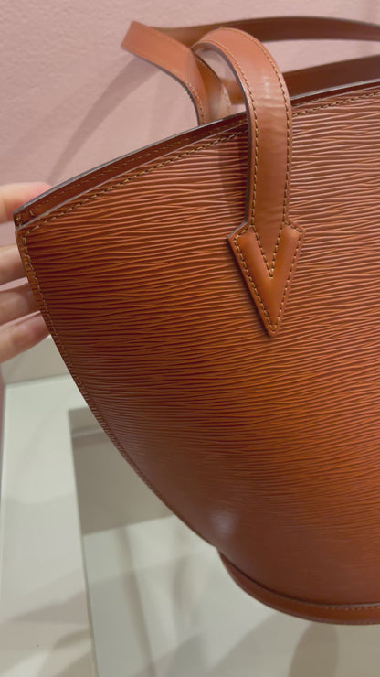 Louis Vuitton EPI Saint Jacques Marrom