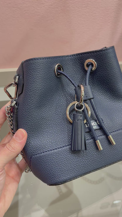 Lancel Ninon Bucket Azul Marinho