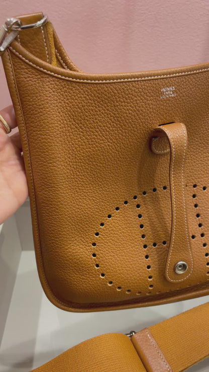 Hermes Evelyne Clemence 29 Caramelo