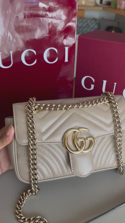Gucci marmont Matelasse Nude
