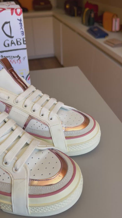 Tênis Dolce & Gabbana Logo Bicolor