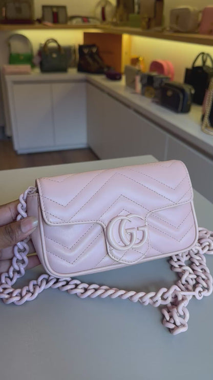 Gucci marmont Super Mini Rosa