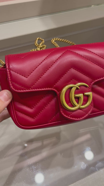 Gucci Mini Marmont GG Vermelha