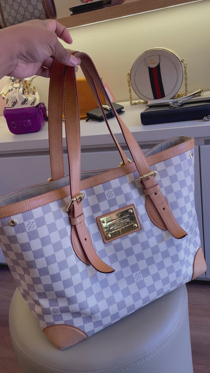 Louis Vuitton Hampstead Damier Azur MM