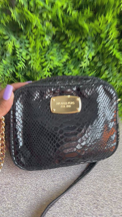 Michael Kors Mini Câmera Bag Preta