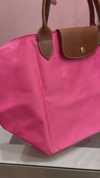 Longchamp Le Pliage Top Handle Rosa