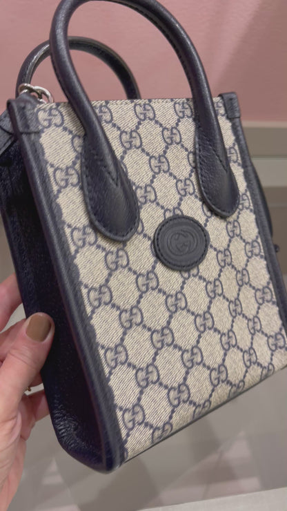 Gucci Mini GG Supreme Azul
