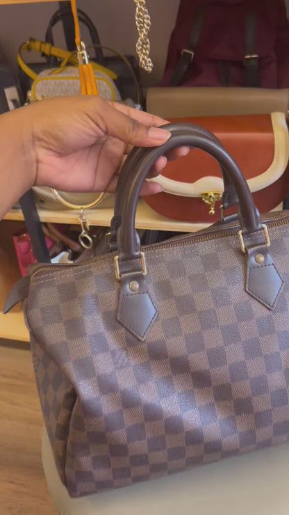 Louis Vuitton Speedy 30 Damier Ebene