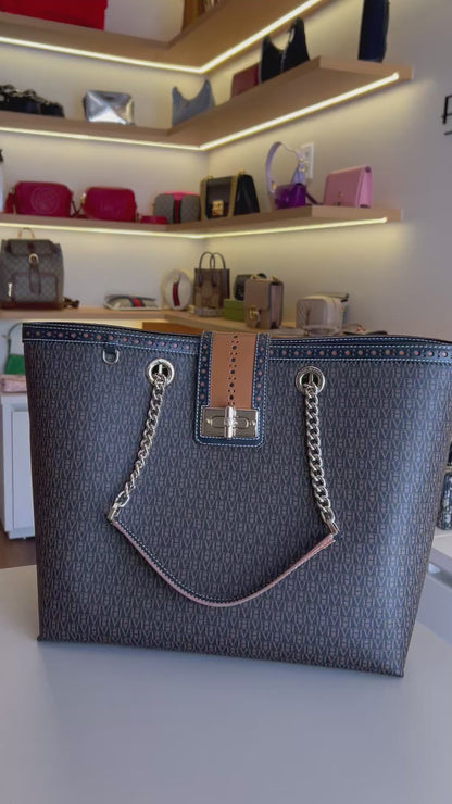 Victor Hugo Monograma Volpa tote