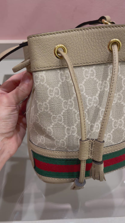 Gucci Ophidia Mini Bucket Monograma