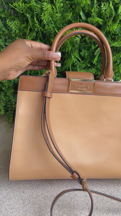 Kate Spade Reegan Satchel Caramelo