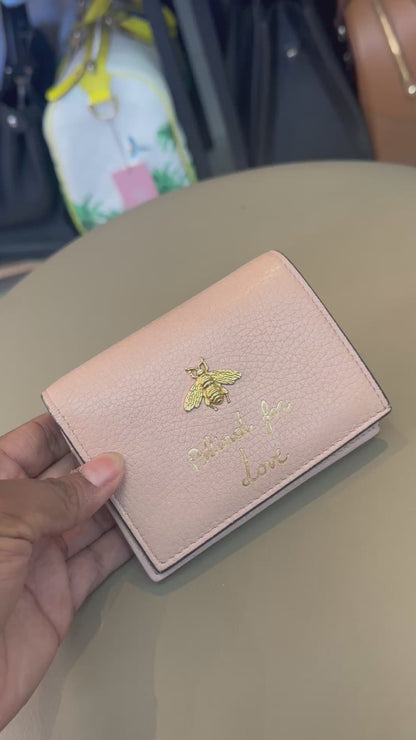 Carteira Gucci Blind For Love Nude
