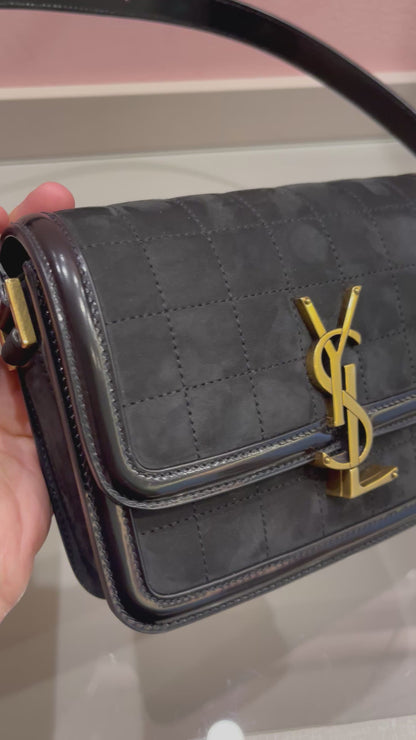 Saint Laurent Suede Solferino
