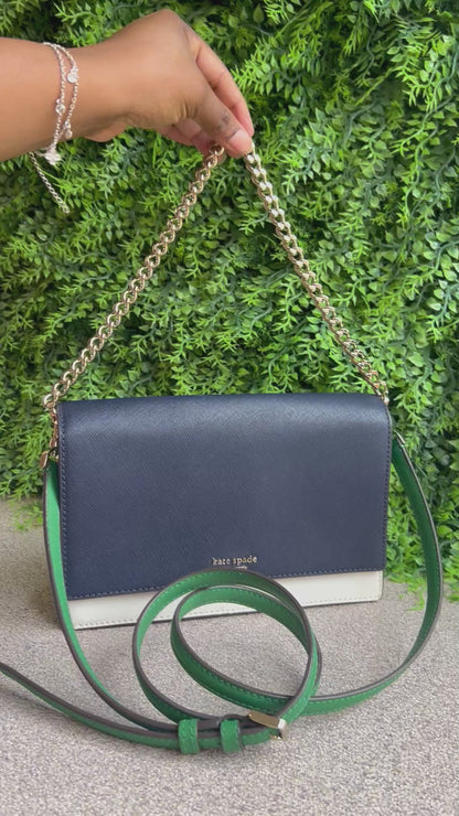 Kate Spade Cameron Bicolor Azul e verde