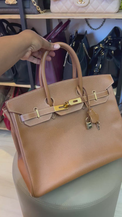Hermes Birkin 35 Caramelo