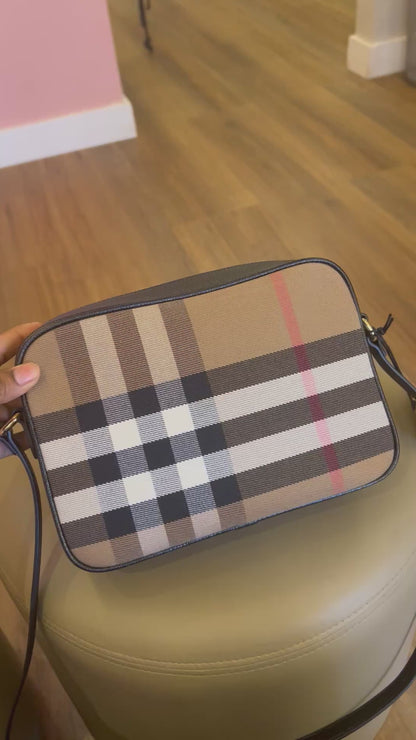 Burberry Camera Bag Heymarket Preta
