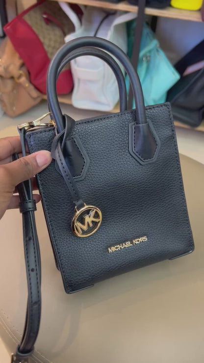 Michael Kors Mercer em Couro Preto