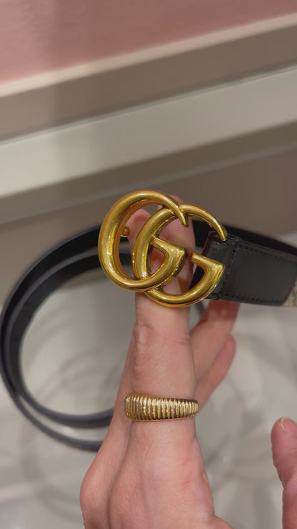 Cinto Gucci Double G Supreme