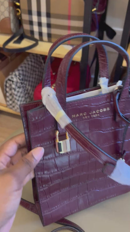 Marc Jacobs Grind Croco Vinho