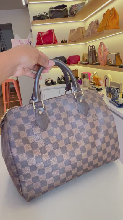 Louis Vuitton Speedy 30 Damier Ebene