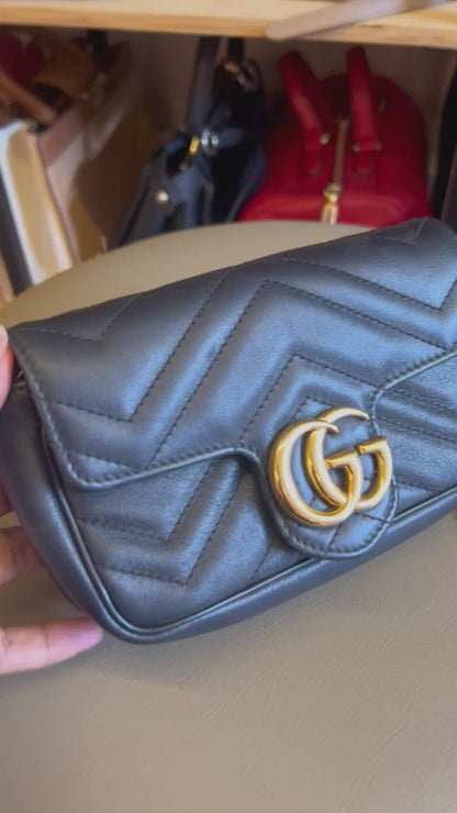 Gucci Mini Marmont Preta