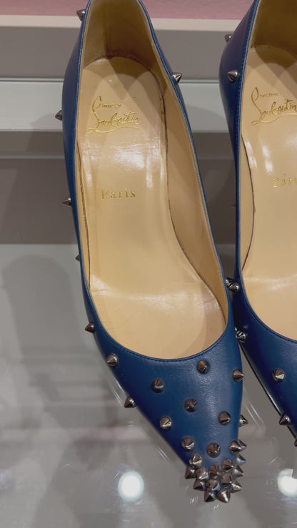 Sapato Scarpin Louboutin Azul